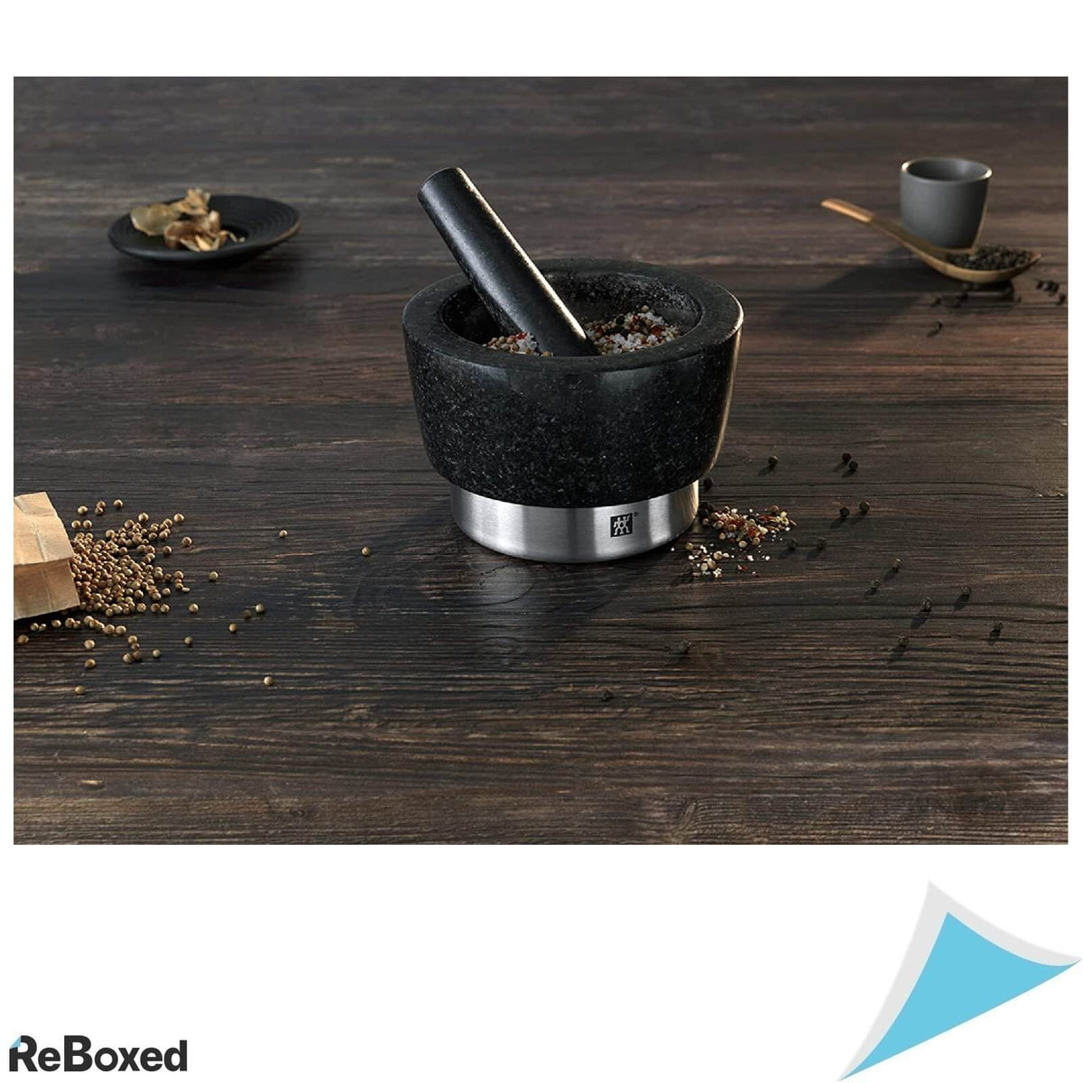 Zwilling Mojar din Granit Solid si Pistil baza din Otel Inoxidabil