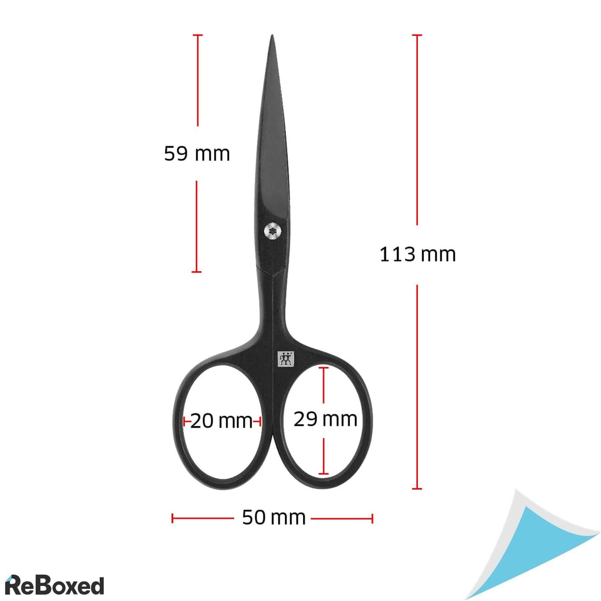 Zwilling Twinox M Foarfeca Carbon Barbati Barba 113mm